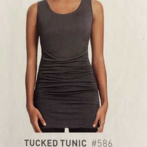 CAbi style 586 Tucked Tunic Steel